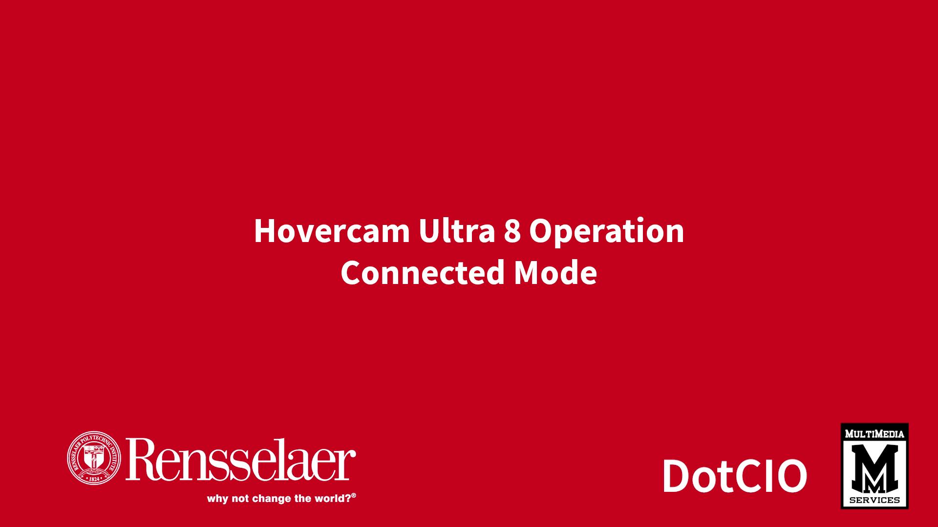 MultiMedia Services Tech Tutorials - Hovercam Ultra 8 Operation